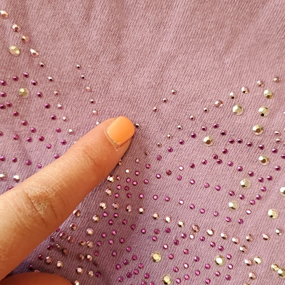 Pretty L.A. Blues T-shirt with studded butterfly embellishments - Picture 5 of 6